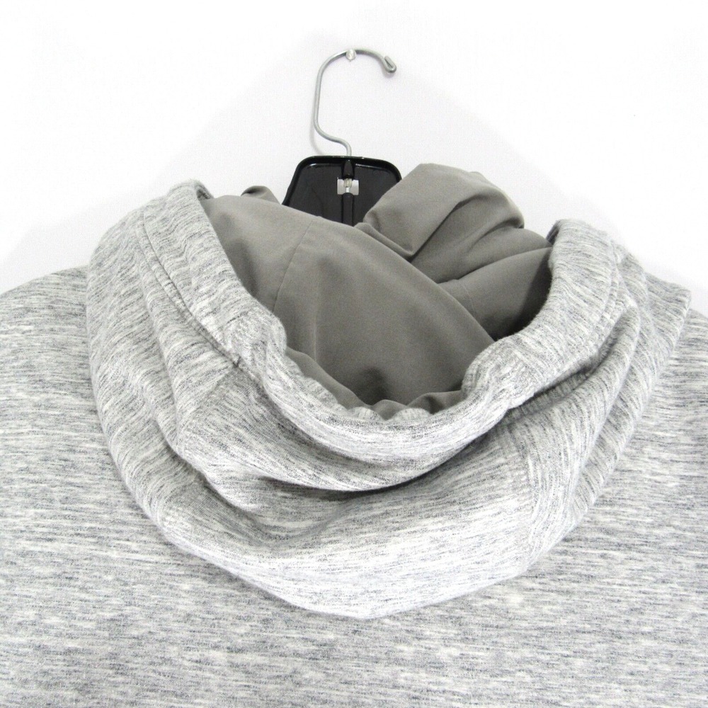 Athleta Women's‎ Jacket Medium Victory Primaloft Full Zip Hoodie Gray - Picture 12 of 16